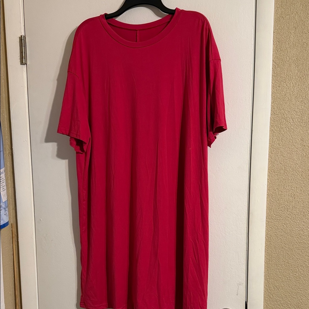 Source Unknown Bold Red Maxi Dress